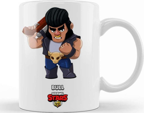 Brawl Stars Bull Kupa Bardak Porselen