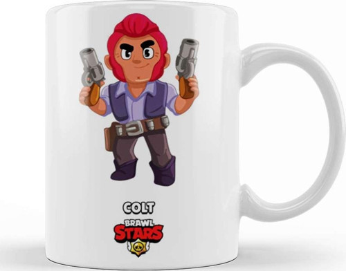 Brawl Stars Colt Kupa Bardak Porselen