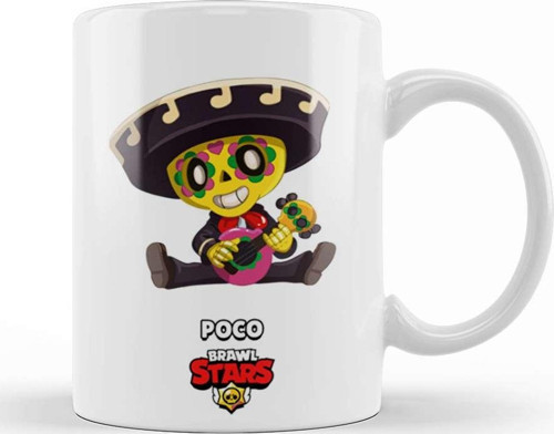Brawl Stars Poco Kupa Bardak Porselen