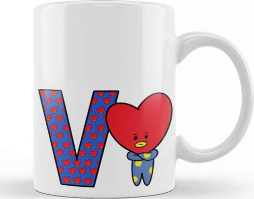 Bts Meets Bt21 V Kupa Bardak Porselen