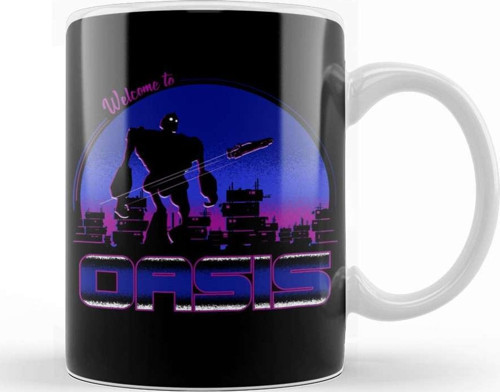 Welcome To Oasis Kupa Bardak Porselen