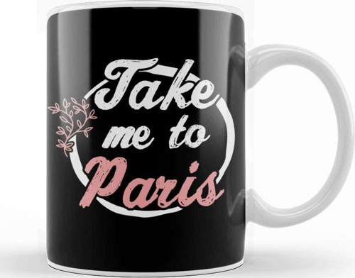 Take Me To Paris Kupa Bardak Porselen