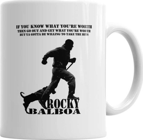 Rocky Balboa Kupa Bardak Porselen