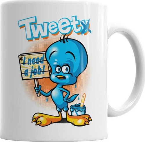 Tweety Tweet Kupa Bardak Porselen