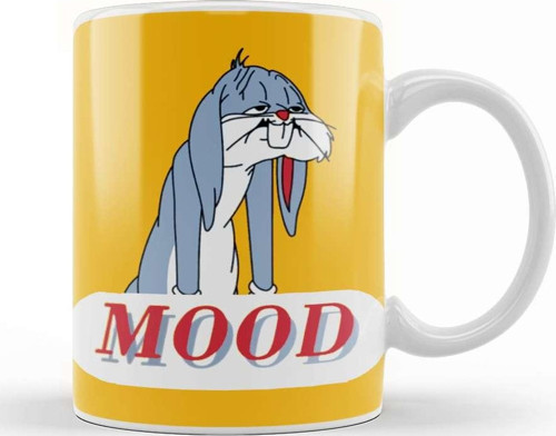 Tired Bugs Bunny Kupa Bardak Porselen