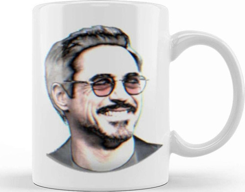 Robert Downey Jr Kupa Bardak Porselen