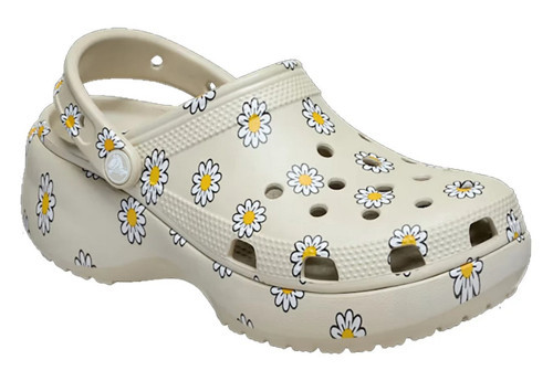 212668-1WY Classic Platform Floral Clog Kadın Sandalet