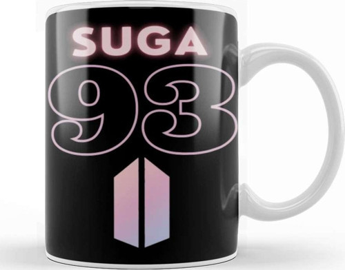 Bts Suga 93 Logo Kupa Bardak Porselen