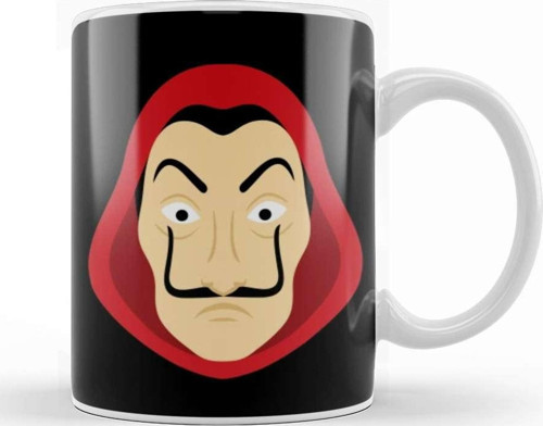 Money Heist Mask Kupa Bardak Porselen