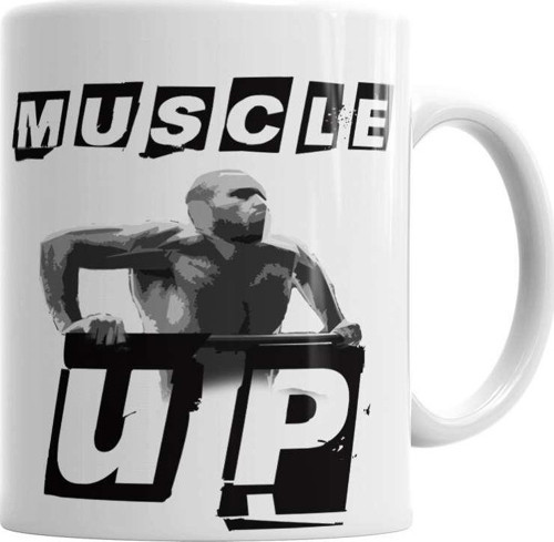 Muscleup Men Kupa Bardak Porselen