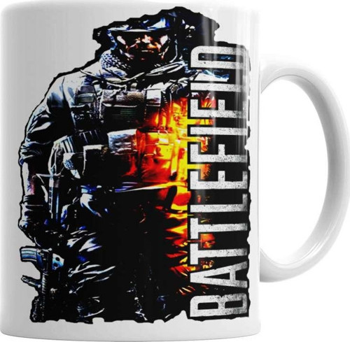 Battlefıelde Kupa Bardak Porselen