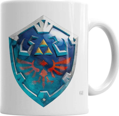 Escudo Zelda Kupa Bardak Porselen