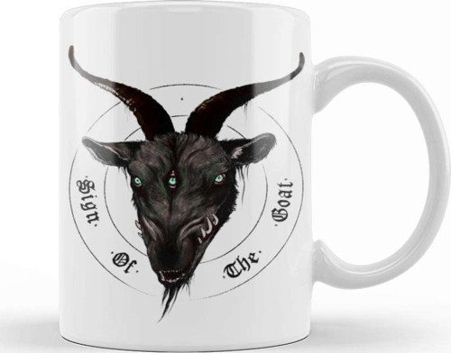 Sign Of The Goat Kupa Bardak Porselen