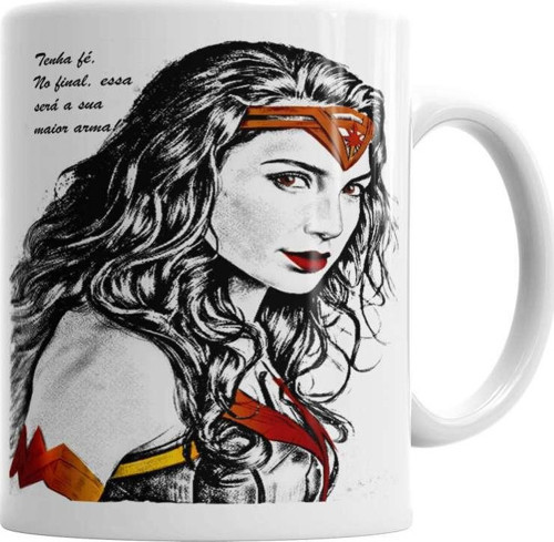 Wonder Woman Kupa Bardak Porselen