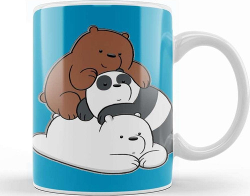 We Bare Bears 03 Kupa Bardak Porselen