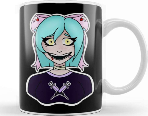 Yami Kawaii Girl Kupa Bardak Porselen
