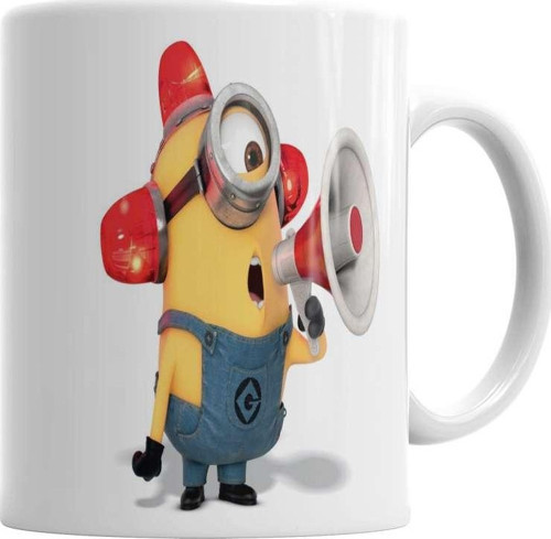 Minion Süperman Kupa Bardak Porselen