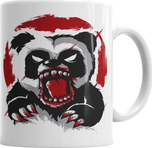 Tehlikeli Panda Kupa Bardak Porselen