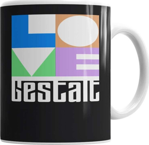 Love Gestalt Kupa Bardak Porselen