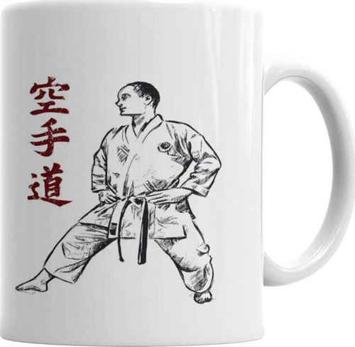 Karate Shotokan Kupa Bardak Porselen
