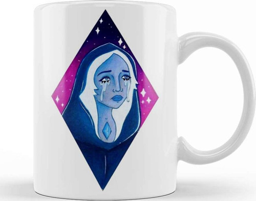 Blue Diamond Kupa Bardak Porselen