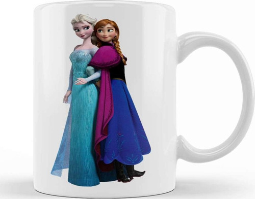 Elsa Ve Anna Kupa Bardak Porselen