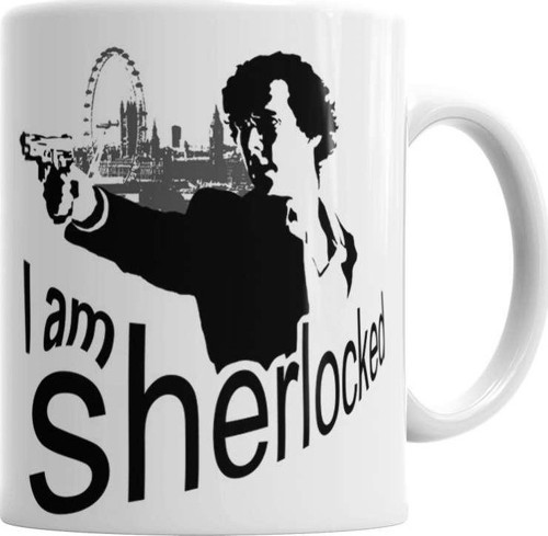 I Am Sherlocked Kupa Bardak Porselen