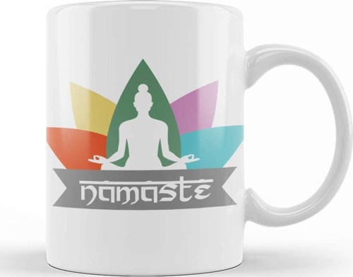 Namaste Yoga Kupa Bardak Porselen