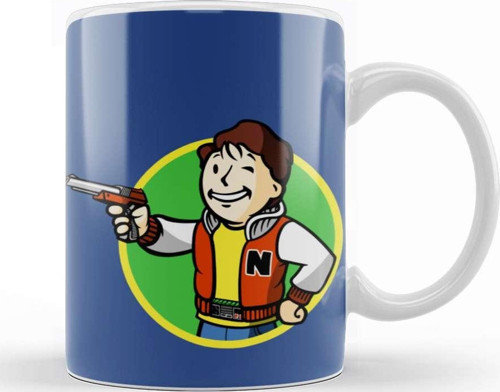Fallout Fan Boy Kupa Bardak Porselen