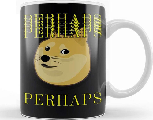 Perhaps Doge Kupa Bardak Porselen