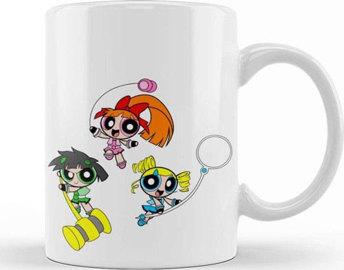 Powerpuff Girls Kupa Bardak Porselen