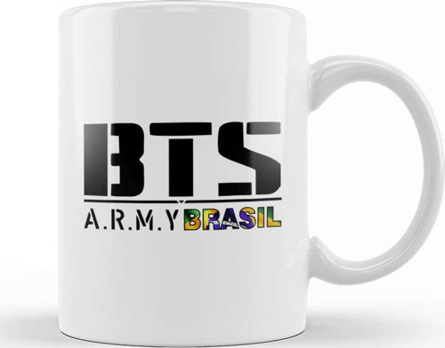 Bts Army Brasil Kupa Bardak Porselen
