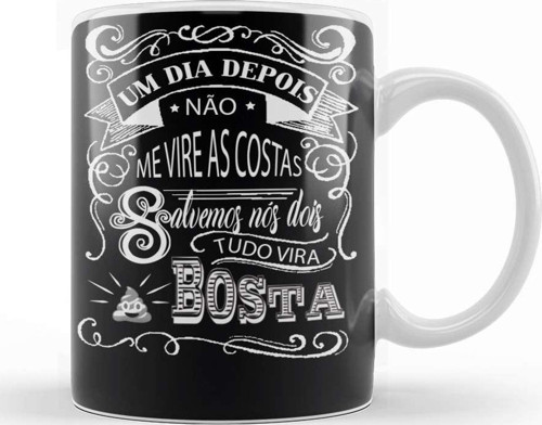 Tudo Vira Bosta Kupa Bardak Porselen
