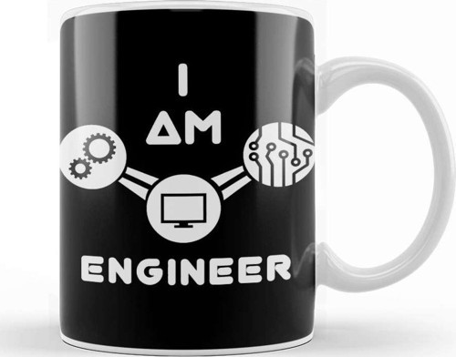 I Am An Engineer 06 Kupa Bardak Porselen