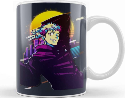 Jujutsu Kaisen Yuji Kupa Bardak Porselen