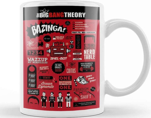 The Big Bang Theory Kupa Bardak Porselen