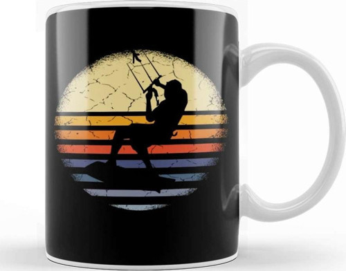 Kite Surfing Vinage Kupa Bardak Porselen