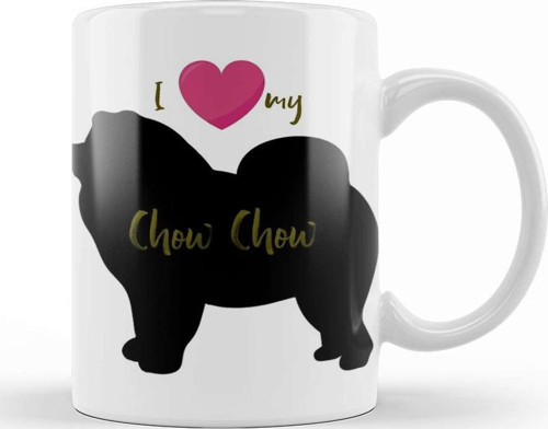I Love My Chow Chow Kupa Bardak Porselen