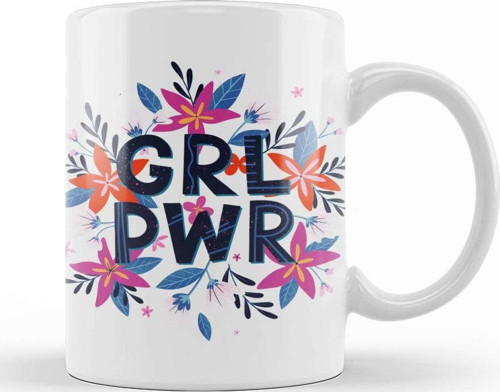 Grl Pwr Girly Power Kupa Bardak Porselen