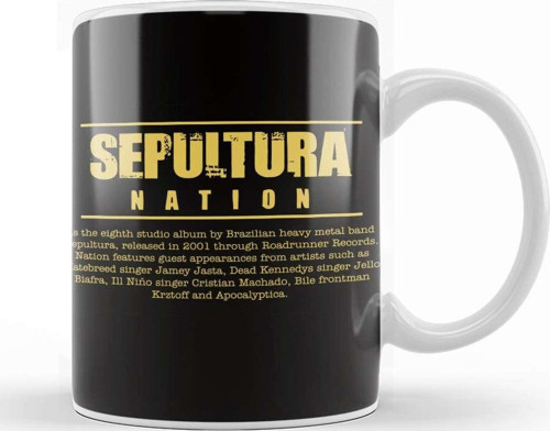 Sepultura Nation 01 Kupa Bardak Porselen