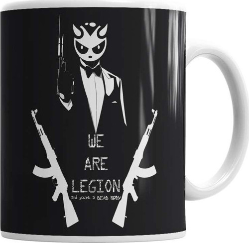 We Are Legion Sir Kupa Bardak Porselen