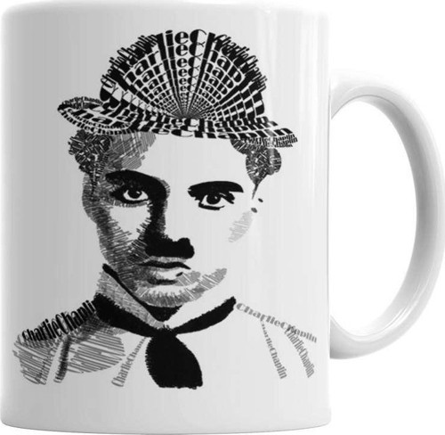 Charlie Chaplin 02 Kupa Bardak Porselen