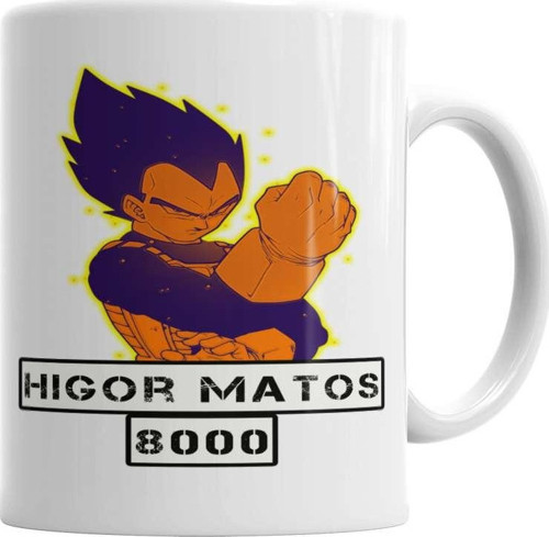 Higor Matos Vegeta Kupa Bardak Porselen