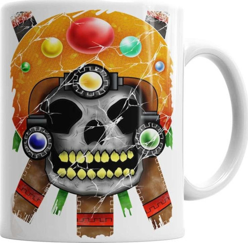 Caveira Do Cerrado Kupa Bardak Porselen