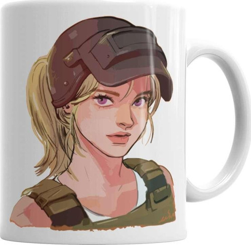 Pubg Female Capa 3 Kupa Bardak Porselen