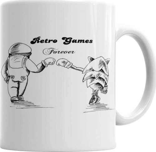 Retro Game Forever Kupa Bardak Porselen