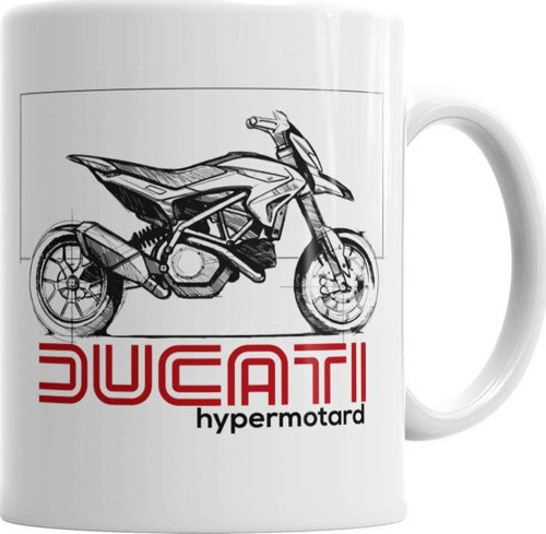 Ducati Hypermotard Kupa Bardak Porselen