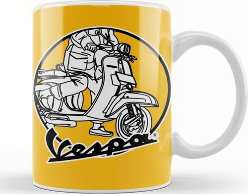 Vespa Addict 01 Kupa Bardak Porselen