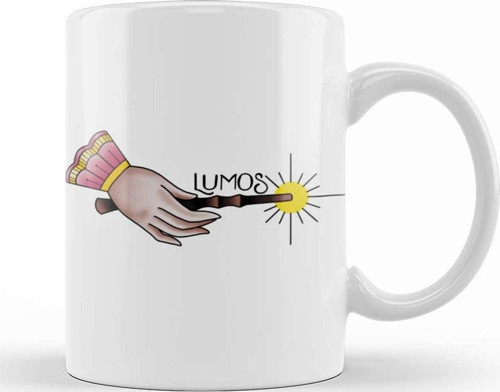 Harry Potter Lumos Kupa Bardak Porselen