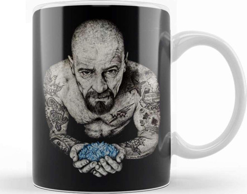 Heinsenberg Tattoo Kupa Bardak Porselen